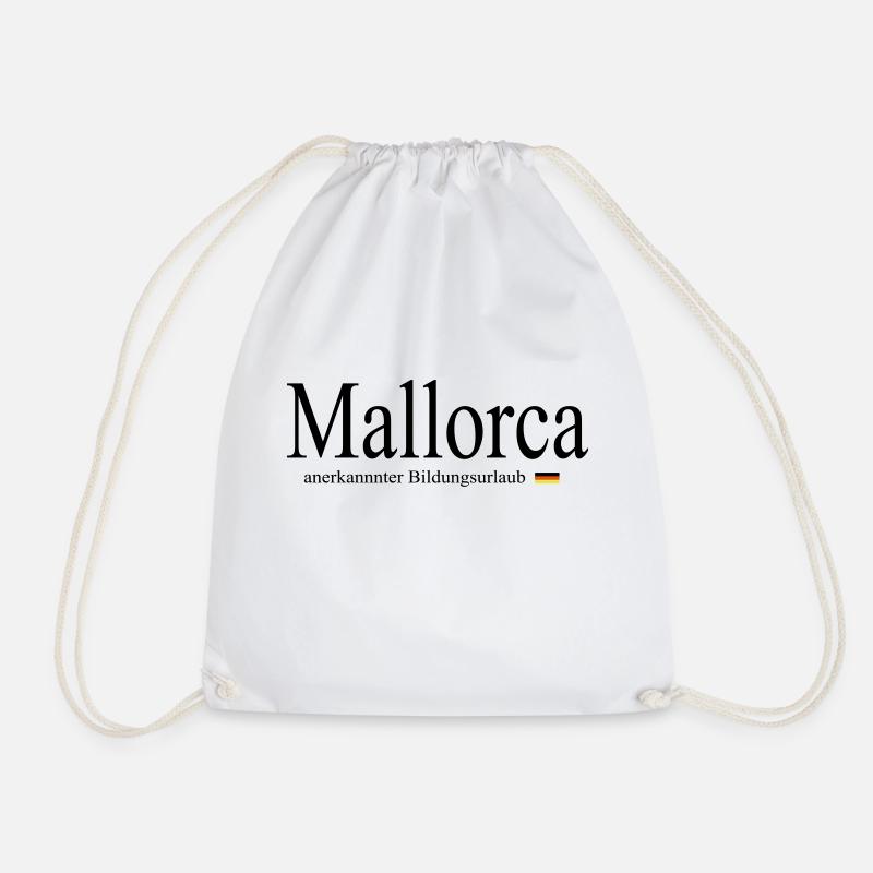 Mallorca Bildungsurlaub - Turnbeutel - Weiß
