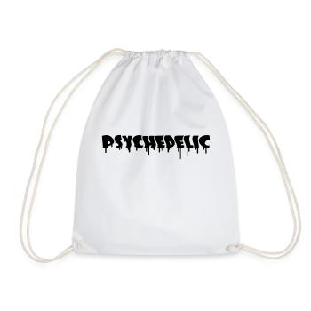 Psychedelic Graffiti - Drawstring Bag - white - Front