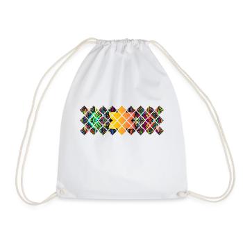 Pattern mandala - Drawstring Bag - white - Front