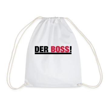 LE PATRON - Sac de sport léger - blanc - Devant