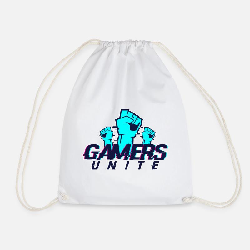 Gamblers, unite! - Drawstring Bag - white
