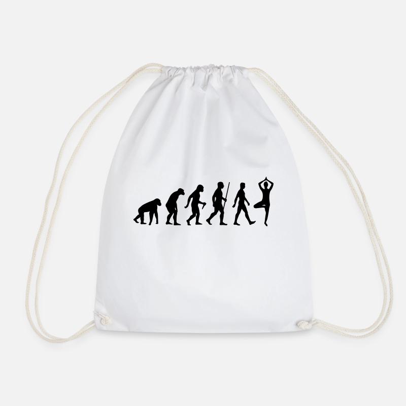 Evolution Yoga - Turnbeutel - Weiß