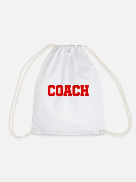 Coach - The best Coach - Der beste Trainer - Turnbeutel - Weiß