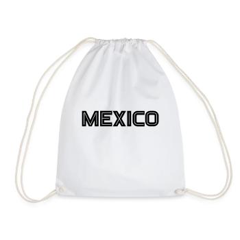 Mexico - Mexiko - Amerika - mexican - spanisch - Turnbeutel - Weiß - Vorne