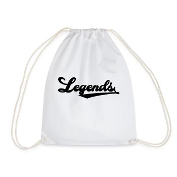 legends - Drawstring Bag - white - Front