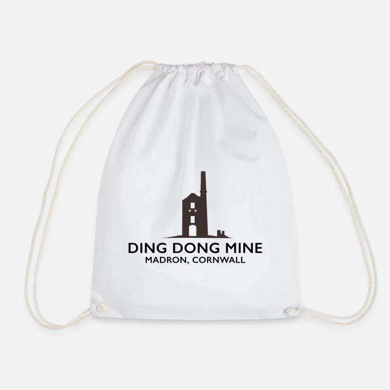 Ding Dong Zinnmine Cornwall - Turnbeutel - Weiß
