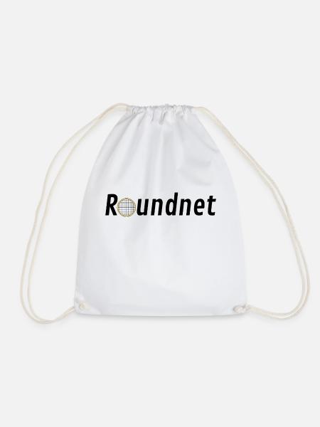 Roundnet simple design for boys and girls - Drawstring Bag - white