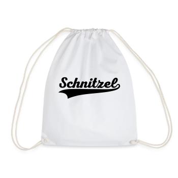 Schnitzel Swoosh - Turnbeutel - Weiß - Vorne