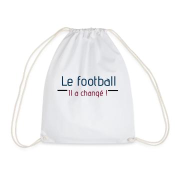 Le football il a changé ! - Sac de sport léger - blanc - Devant