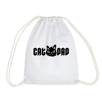 Chat dangereux Chat Papa - Sac de sport léger - blanc - Devant