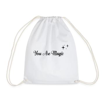 You Are Magic - Drawstring Bag - white - Front