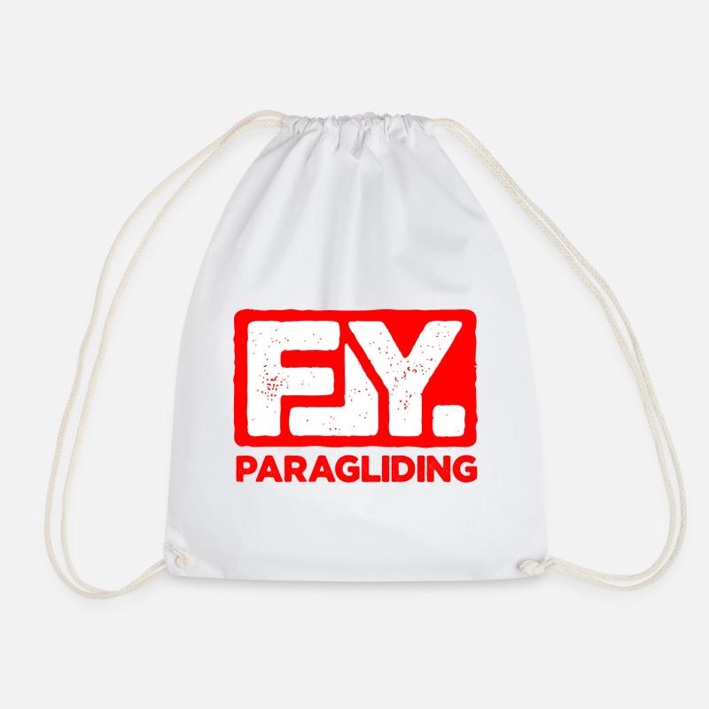 FLY PARAGLIDING - Turnbeutel - Weiß