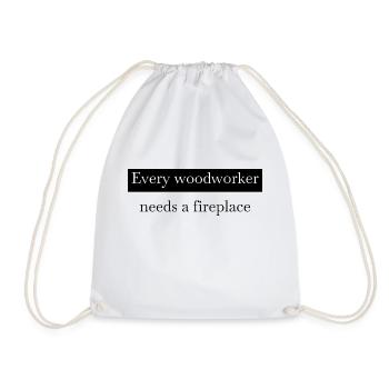 menuiserie drôle de menuisier papajol’amour cool - Sac de sport léger - blanc - Devant