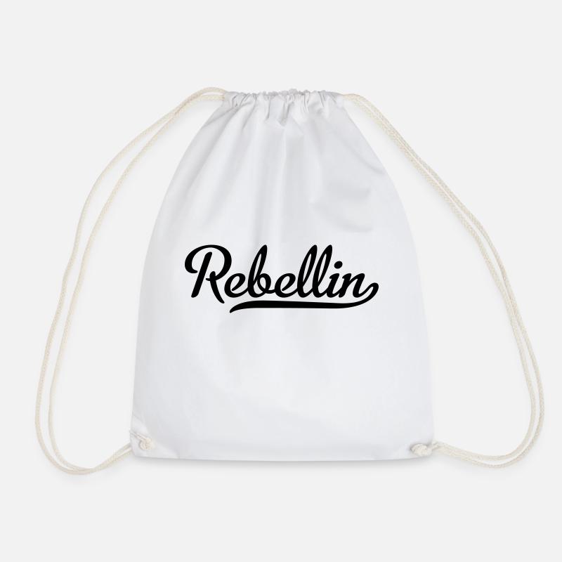 Rebellin - Turnbeutel - Weiß