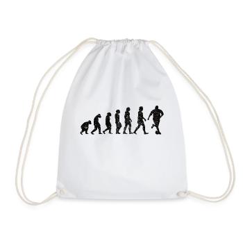Football coach Footballer Football Footballer - Drawstring Bag - white - Front