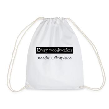 Aaron Carpenter Tshirts Funshirt Drôle Charpentier - Sac de sport léger - blanc - Devant