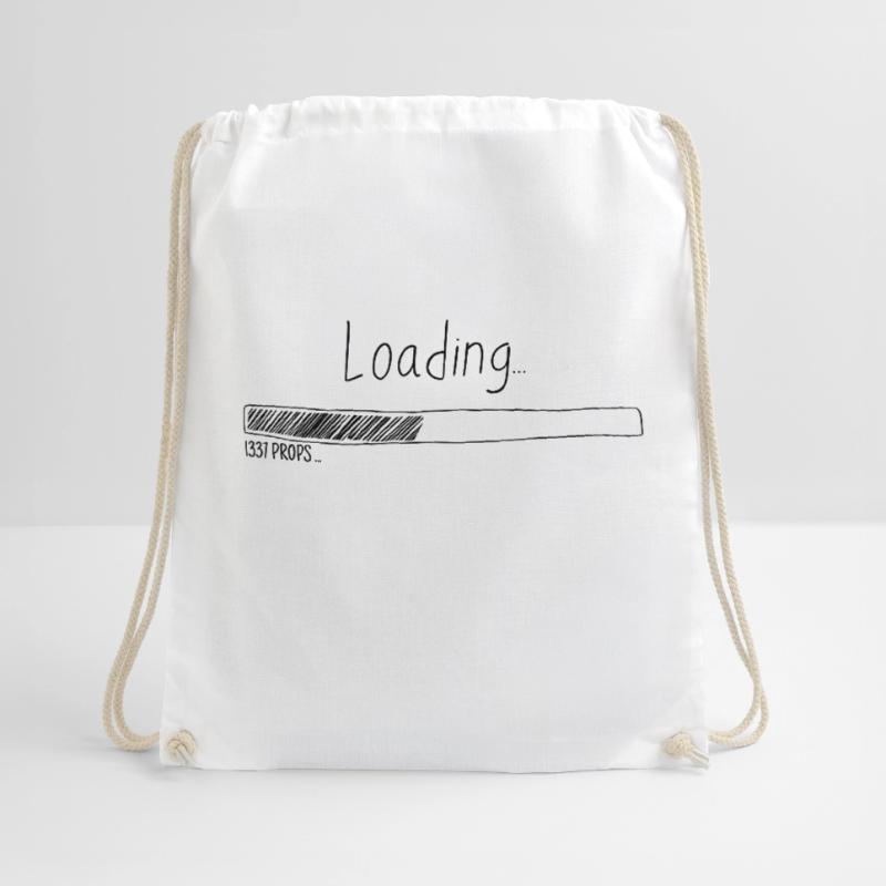 Loading bar 1337 Drawstring Bag