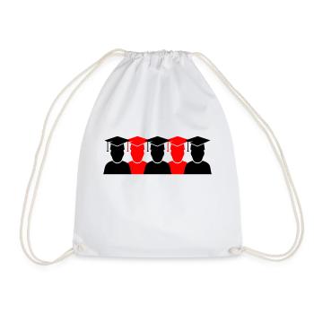 Students Diplomas 2 - Drawstring Bag - white - Front