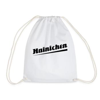Hainichen - Conception de texte avec des noms de villes - Sac de sport léger - blanc - Devant