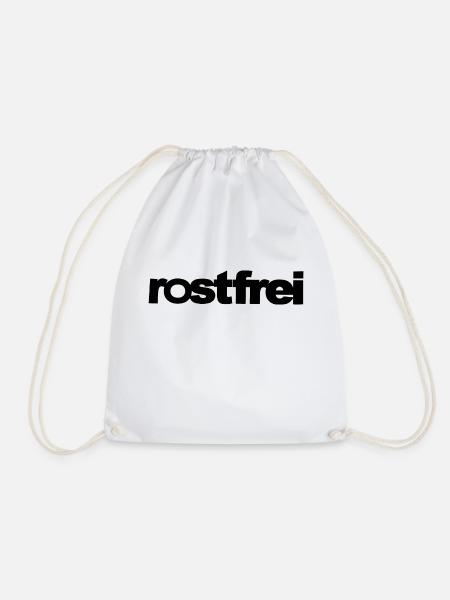 Rostfrei - Turnbeutel - Weiß