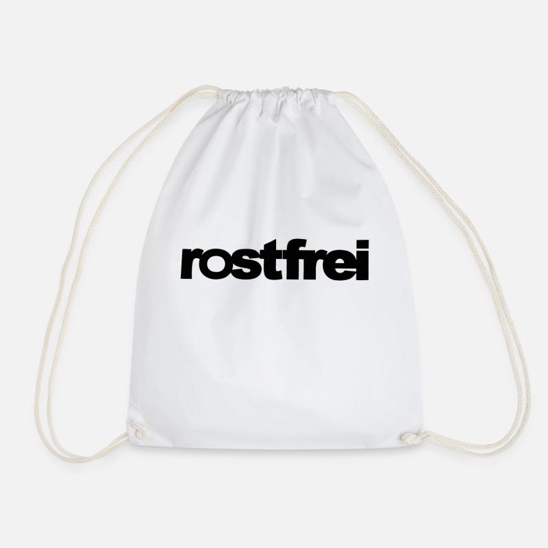Rostfrei - Turnbeutel - Weiß
