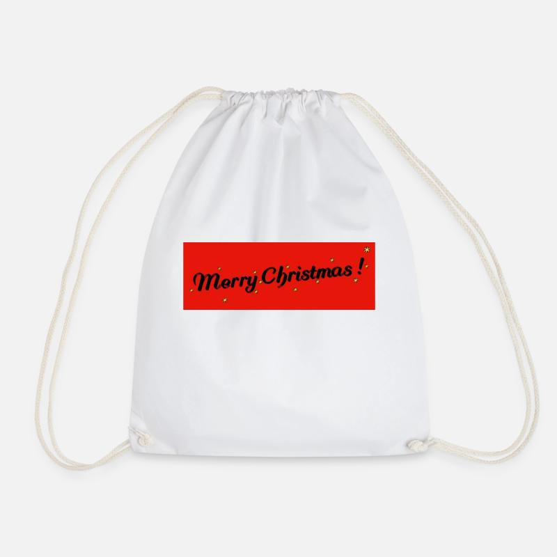 Merry Christmas - Turnbeutel - Weiß