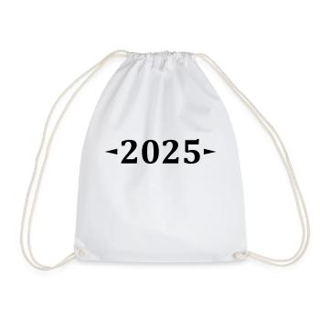 2025 - Turnbeutel - Weiß - Vorne