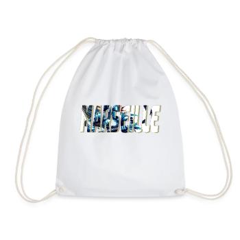 Marseille design stylisé BD - Sac de sport léger - blanc - Devant