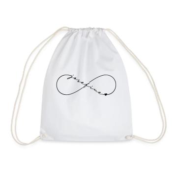 Josefine Name Infinitysymbol - Turnbeutel - Weiß - Vorne