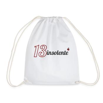 13insolente - Sac de sport léger - blanc - Devant