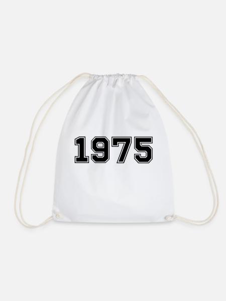 1975 - Drawstring Bag - white