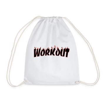Workout Motivation - Sac de sport léger - blanc - Devant