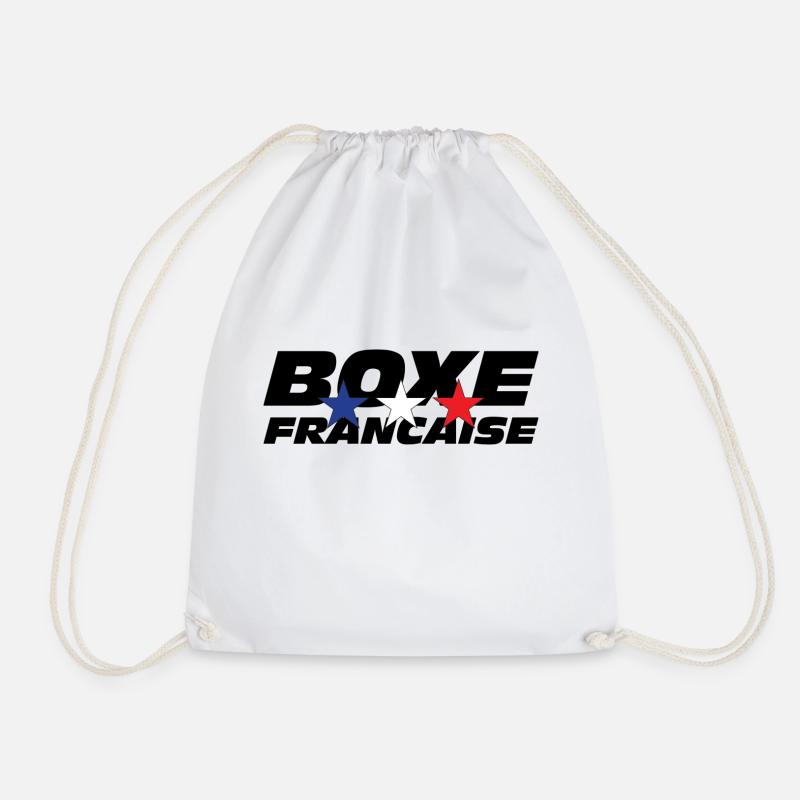 Boxen Francaise - Turnbeutel - Weiß