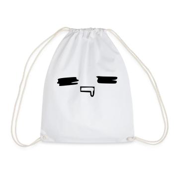 kawaii_face_10 - Turnbeutel - Weiß - Vorne