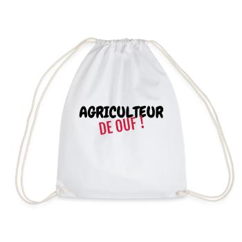 Agriculture Farming Farmer Agriculteur Landwirt - Drawstring Bag - white - Front