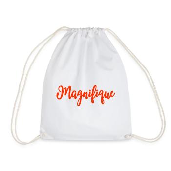 Magnifique calligraphie - Sac de sport léger - blanc - Devant