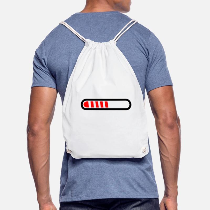 Loading bar vector loaded Loading Design 001 Drawstring Bag