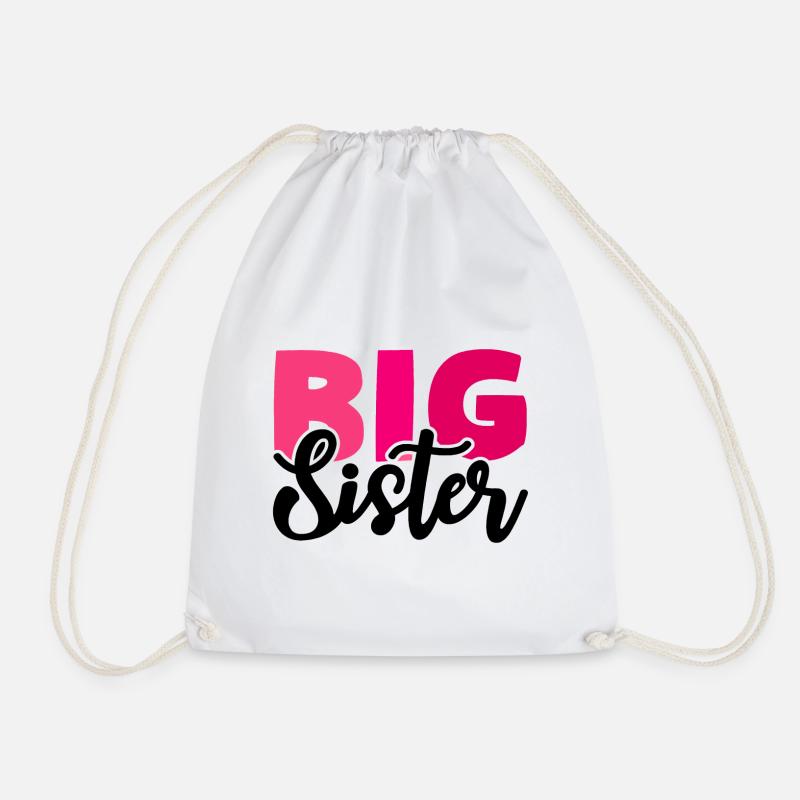 BIG SISTER - Turnbeutel - Weiß