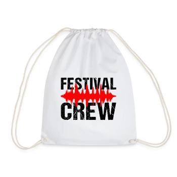 Festival Crew - Drawstring Bag - white - Front