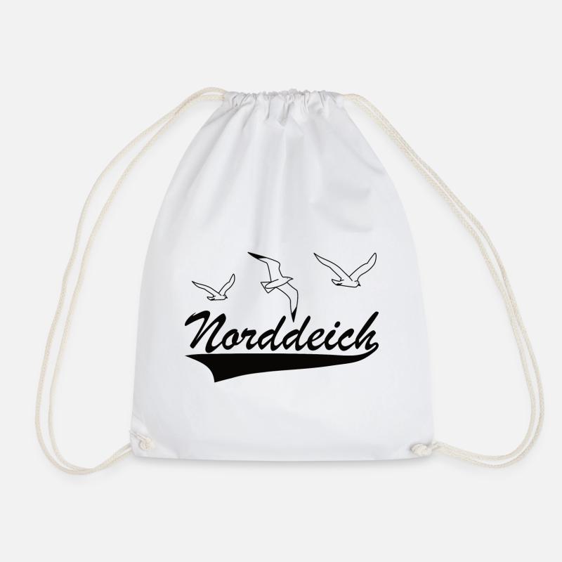 Norddeich - Turnbeutel - Weiß