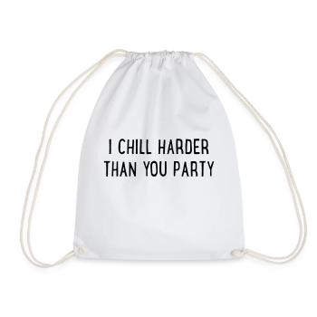 Chill - Drawstring Bag - white - Front