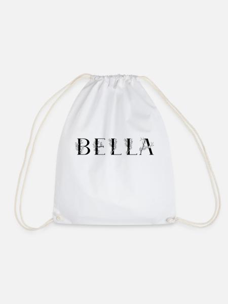 Name - Bella - Turnbeutel - Weiß