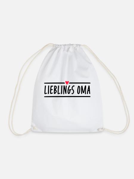 Lieblings Oma - Turnbeutel - Weiß