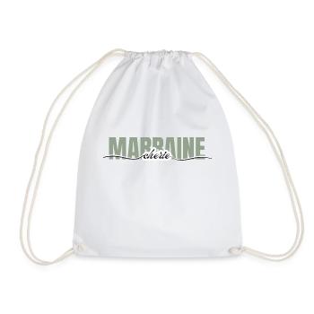 Dear Godmother - Godmother Gift - Drawstring Bag - white - Front