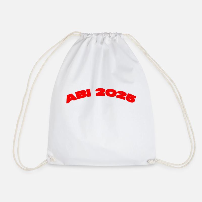 ABI 2025 – Wir lassen’s krachen! 🎉 - Turnbeutel - Weiß