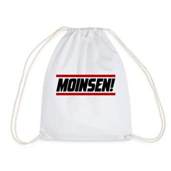 Moinsen Moin - Turnbeutel - Weiß - Vorne