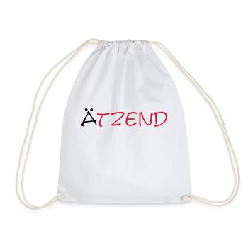 Ätzend - Turnbeutel - Weiß - Vorne