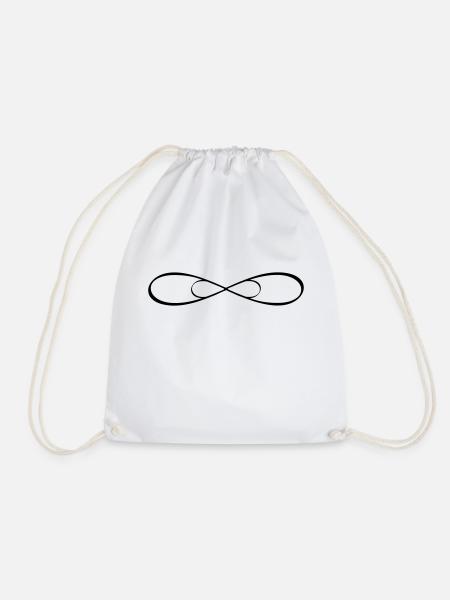 amitié signe infini double Infinity - Sac de sport léger - blanc