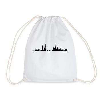 Skyline Cologne - Sac de sport léger - blanc - Devant
