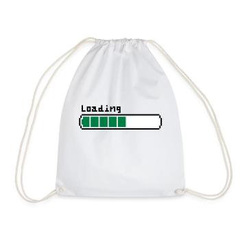 Loading - Drawstring Bag - white - Front